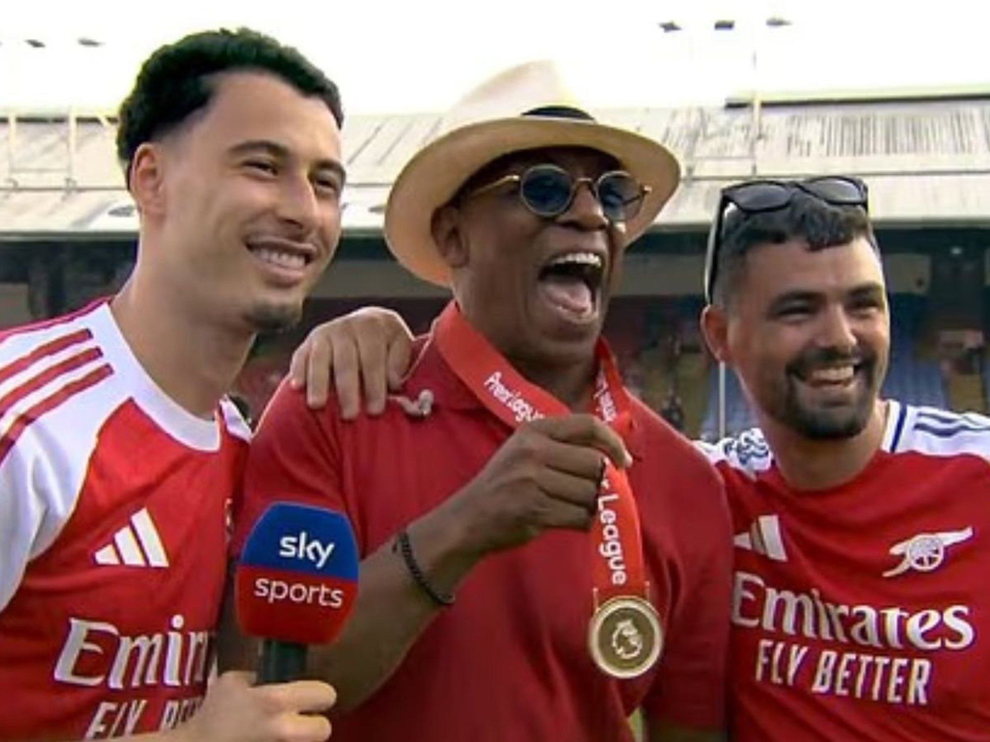 Jamie Redknapp aims brutal dig at Ian Wright for celebrating with Arsenal players after title win