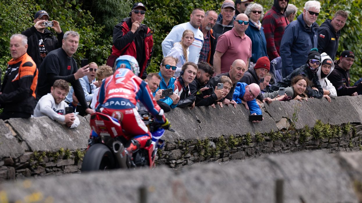Isle of Man TT horror crash as eight spectators and biker hospitalised
