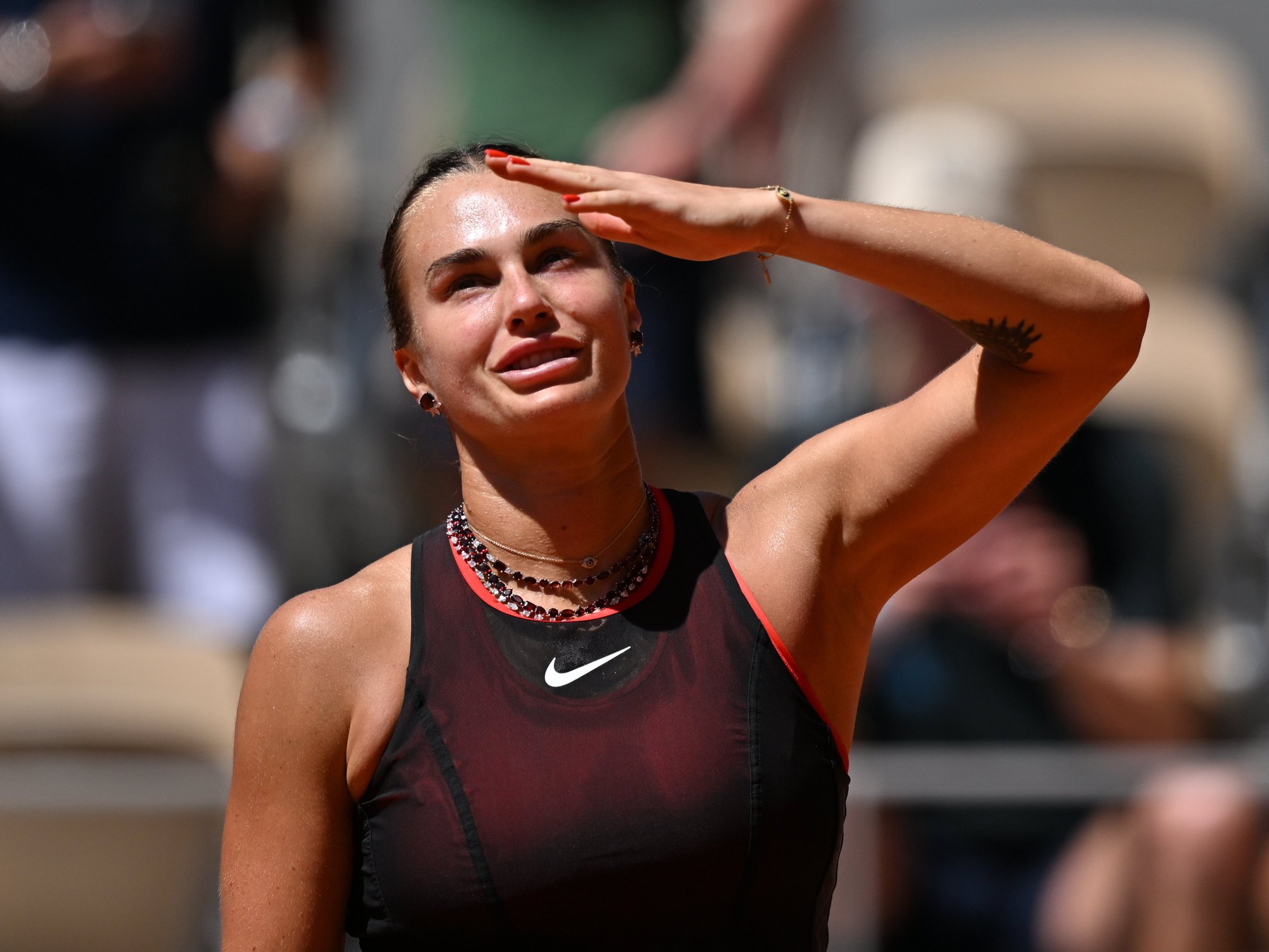 Aryna Sabalenka lashes back at critics as jewellery storm erupts at French Open