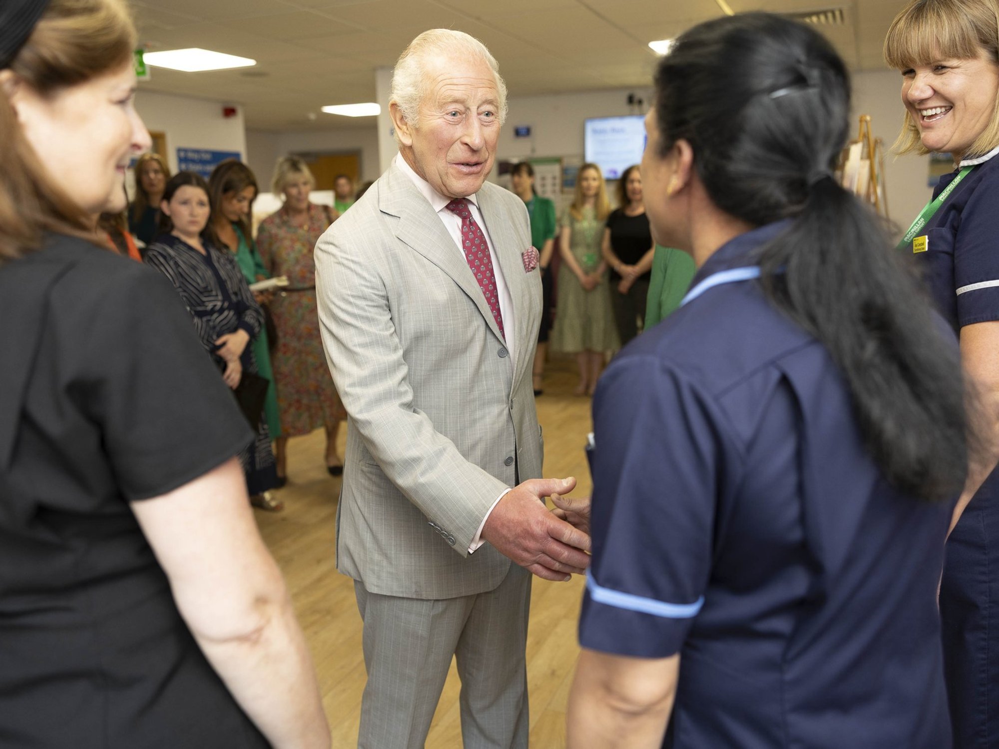 King Charles forms 'instant bond' with cancer patients during visit to new hospital centre