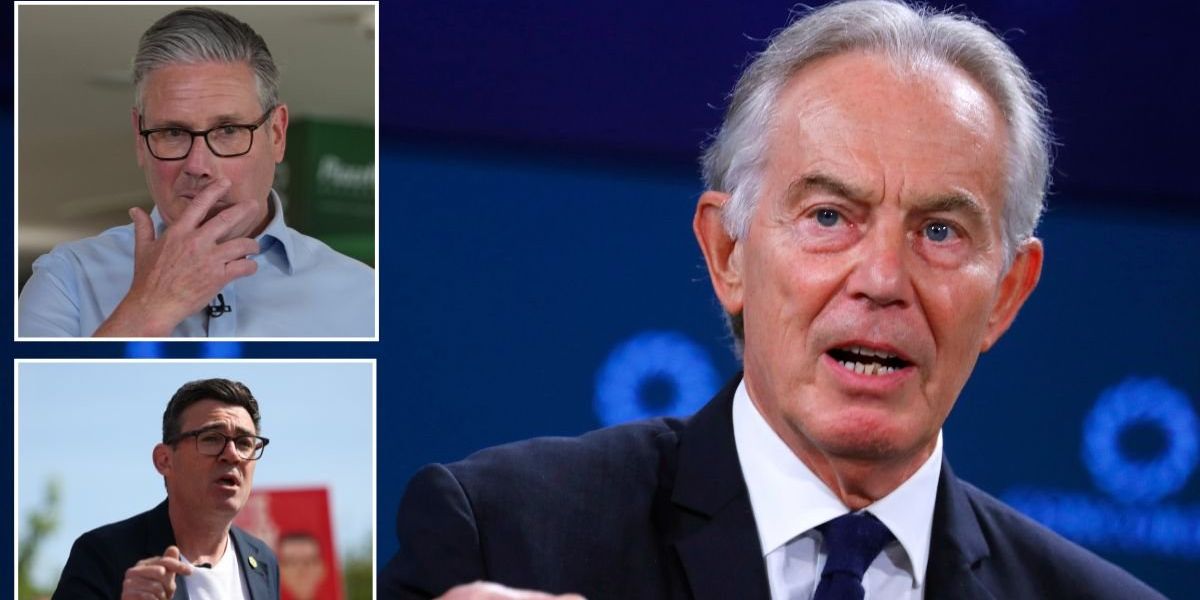 Labour MPs row after Tony Blair lashes out at Keir Starmer and Andy Burnham Labour MPs row after Tony Blair lashes out at Keir Starmer and Andy Burnham