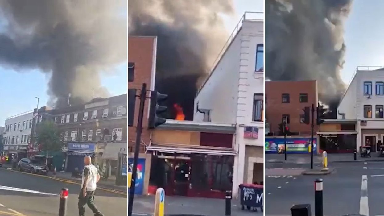 Firefighters rush to Golders Green as one of Britain's largest Jewish supermarkets engulfed in flames