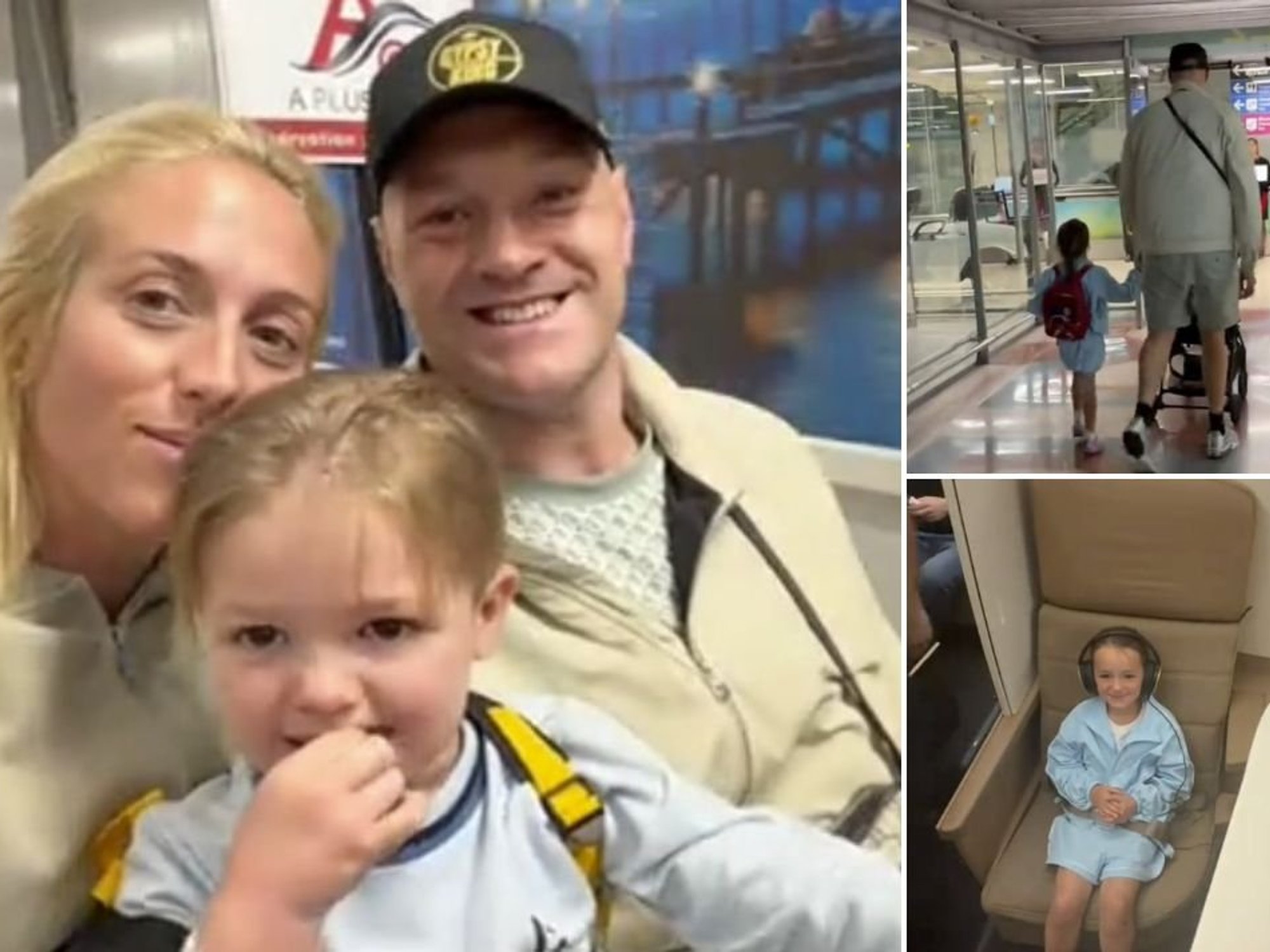 Tyson and Paris Fury splash out on £35,000 flights on lavish holiday with five of seven kids