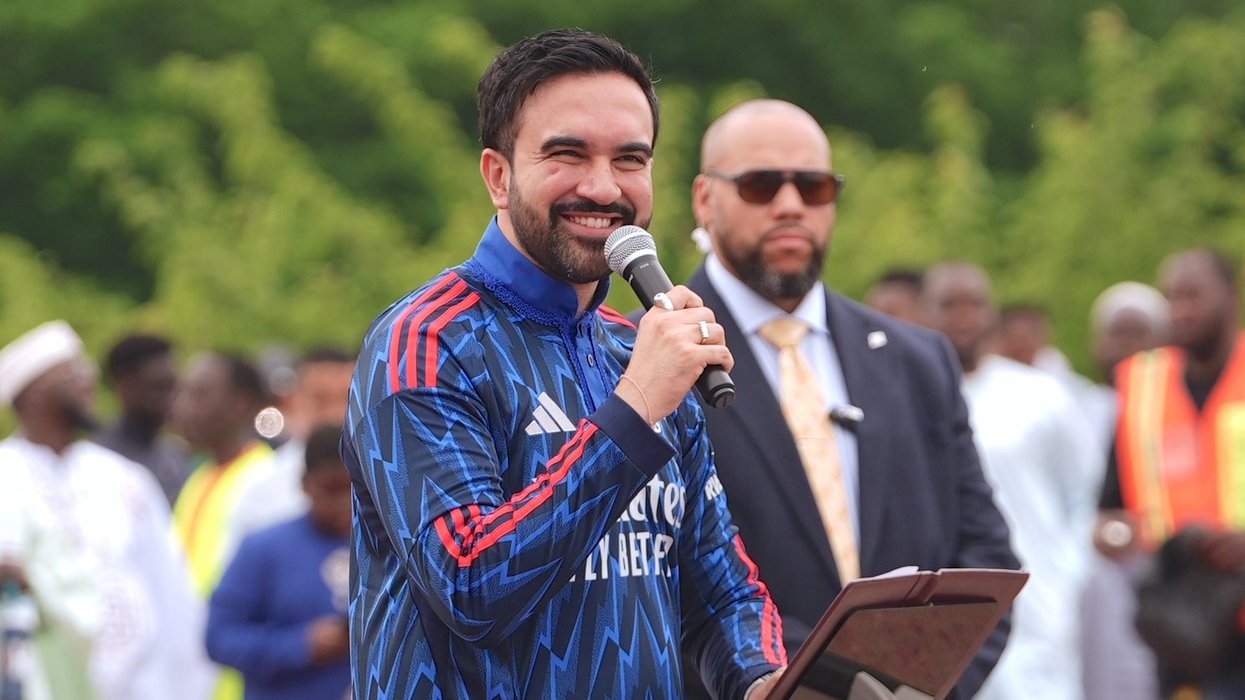 New York mayor Zohran Mamdani wears Arsenal-themed kurta for Eid al-Adha ceremony