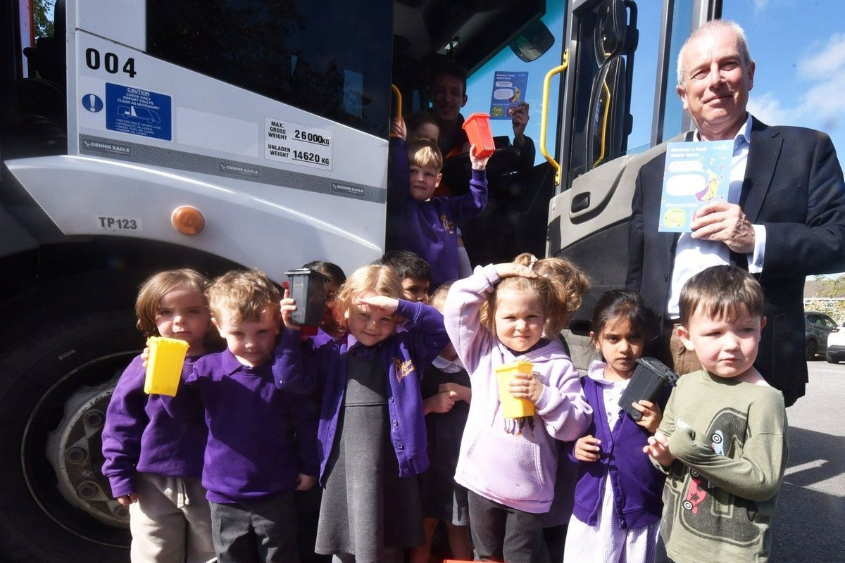 Boy, 3, left 'absolutely over the moon' as council surprises him with replacement for missing toy bins