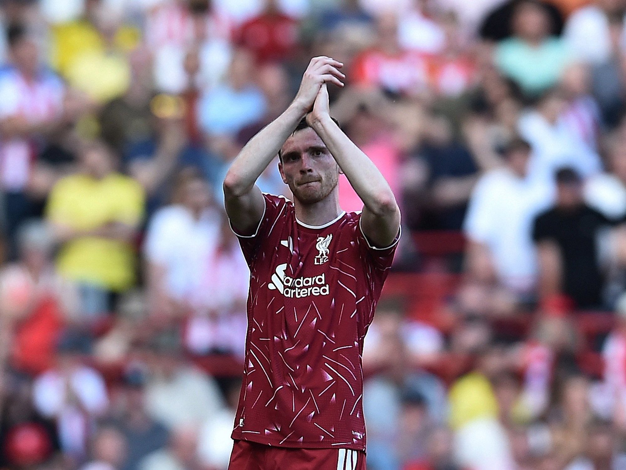 Liverpool star Andy Robertson closing in on move to Premier League rivals for free despite Europe...
