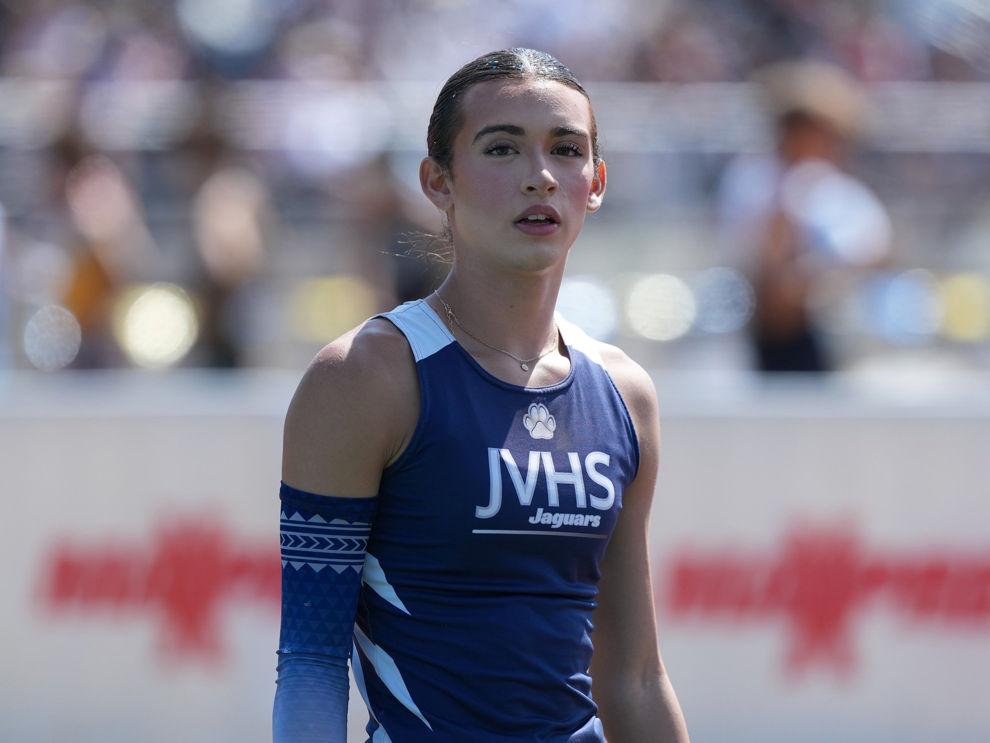 Trans athlete left 'crushed' after controversial podium rule introduced in America