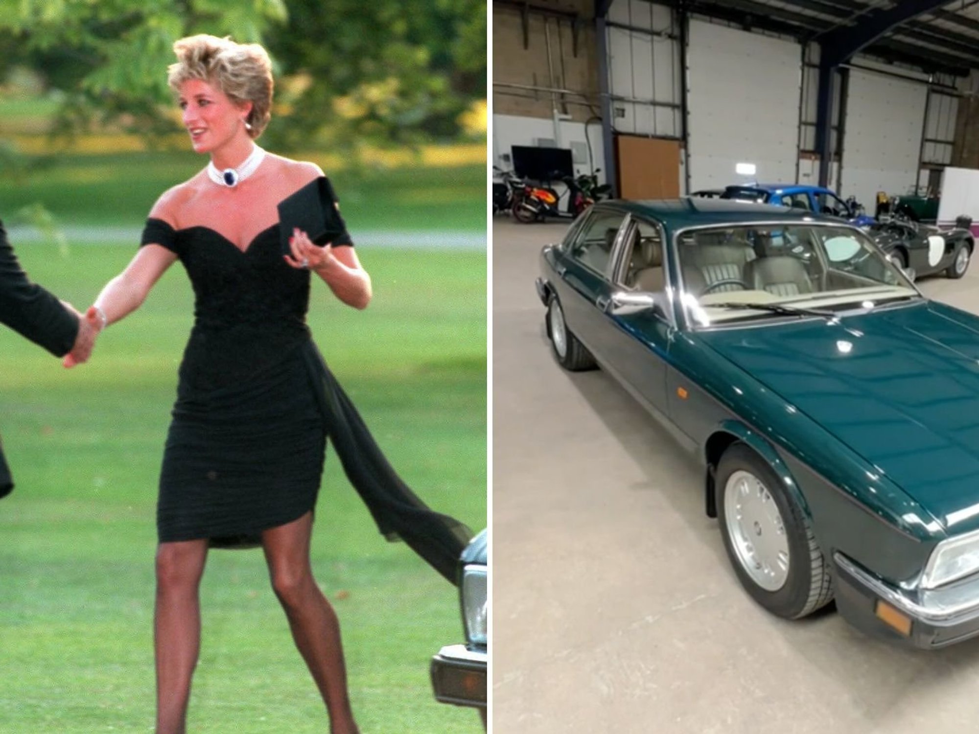 Jaguar used by Princess Diana when she stepped out in 'revenge dress' to go up for sale