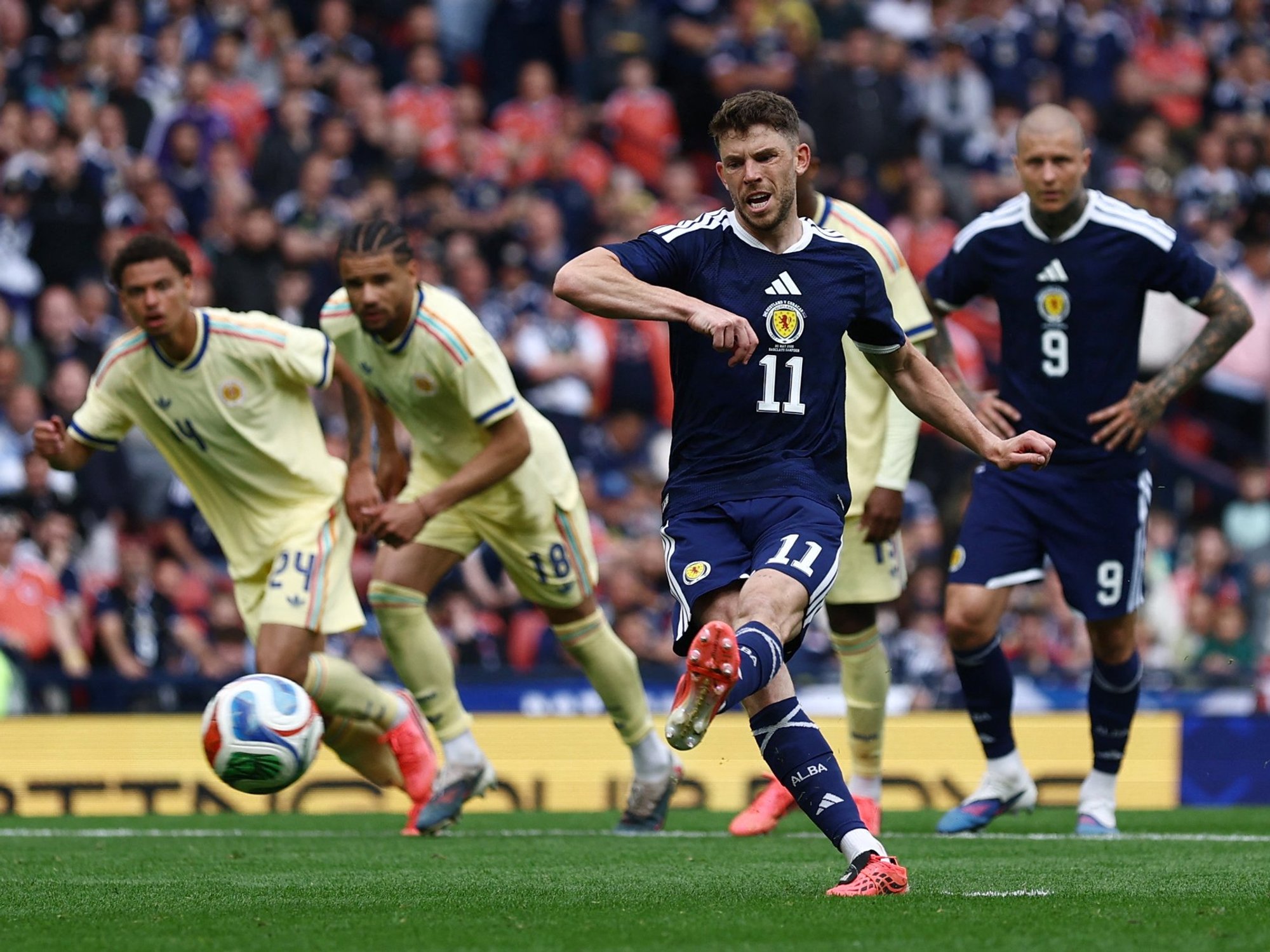 Scotland thrash Curacao in World Cup warm-up but Steve Clarke 'not happy'