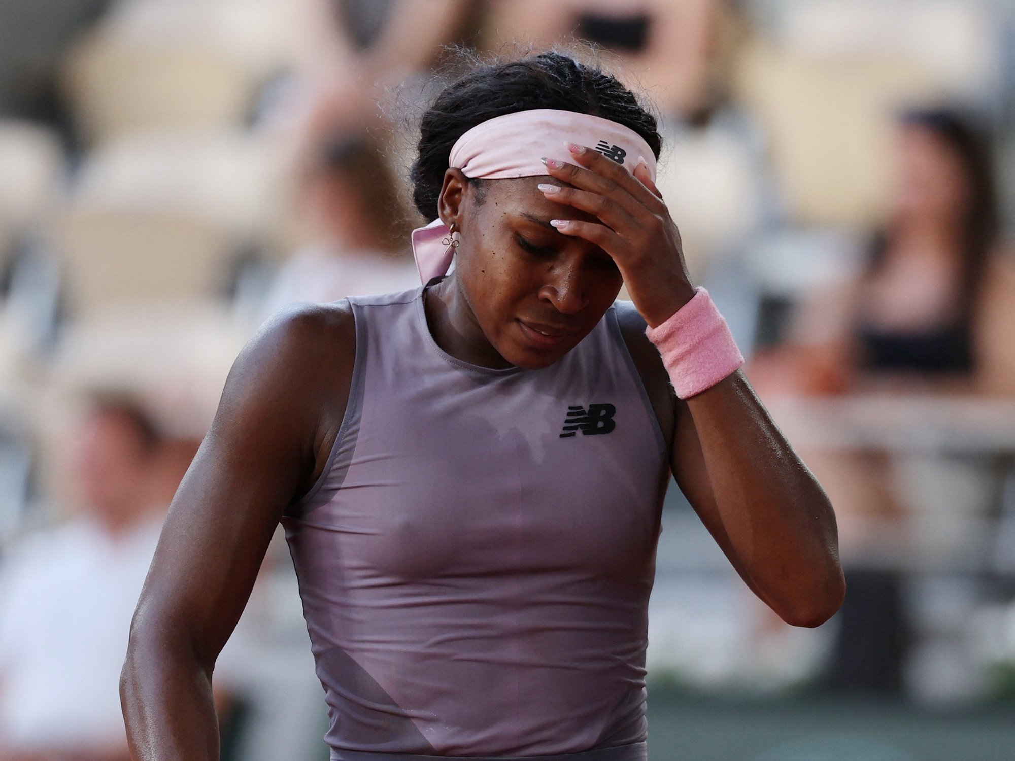 Defending champion Coco Gauff crashes out of French Open as tournament of shocks continues