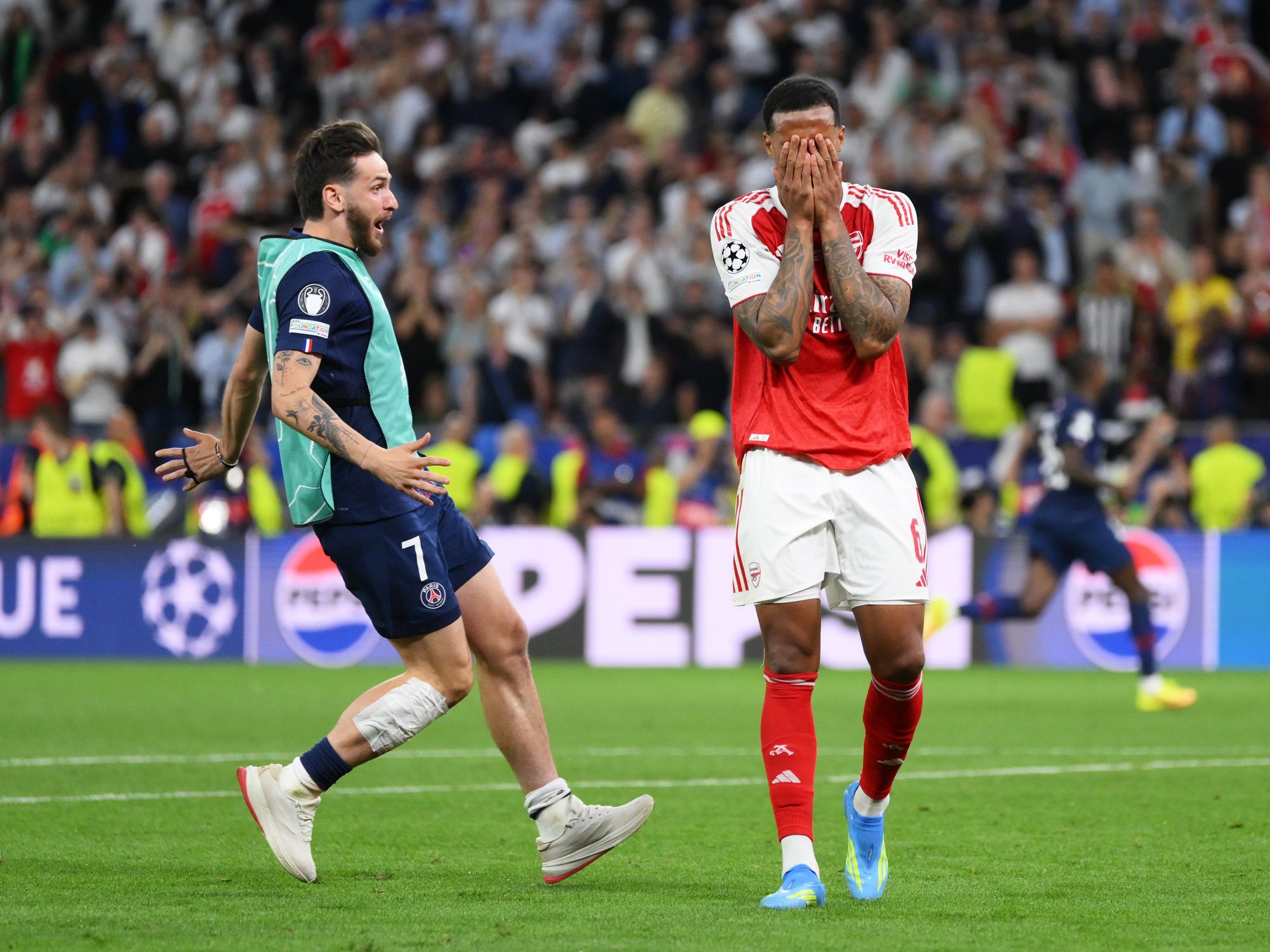 PSG win Champions League for second year in a row after beating Arsenal in tense penalty shootout