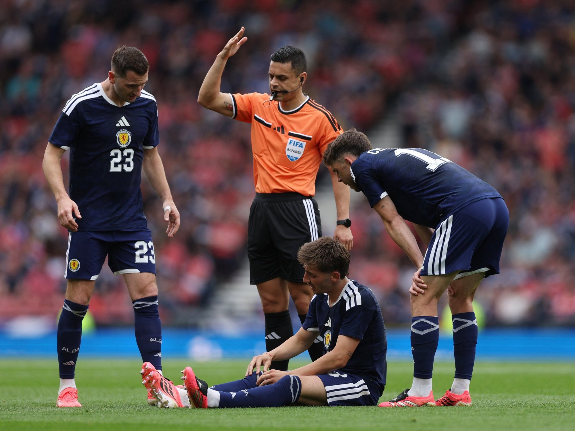 Scotland's Billy Gilmour ruled out of World Cup after injury in friendly match