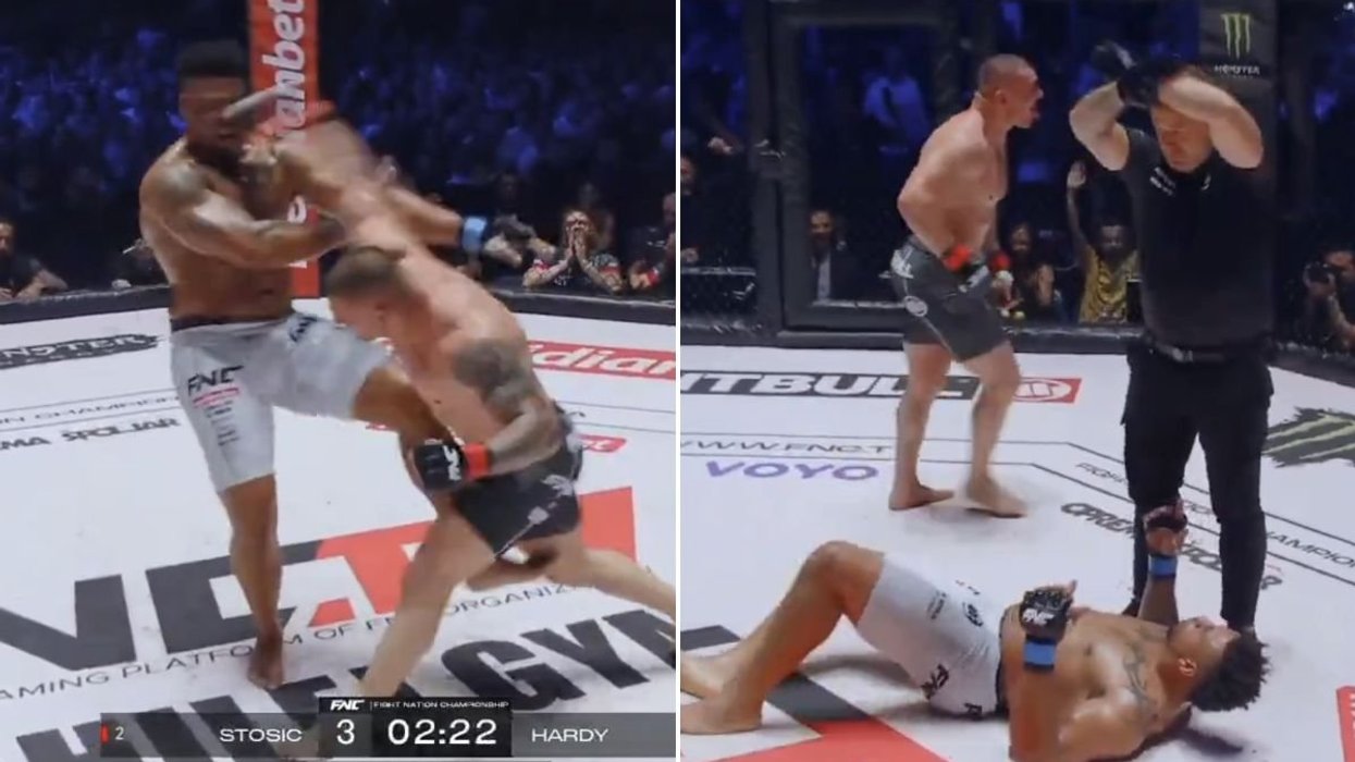 Former NFL star convicted of domestic abuse goes viral after getting knocked out in MMA clash