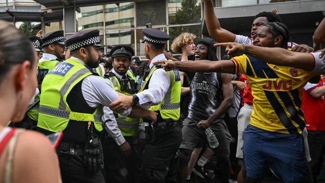 London hotel ablaze, nine arrests made and 75 people rescued during Arsenal title parade