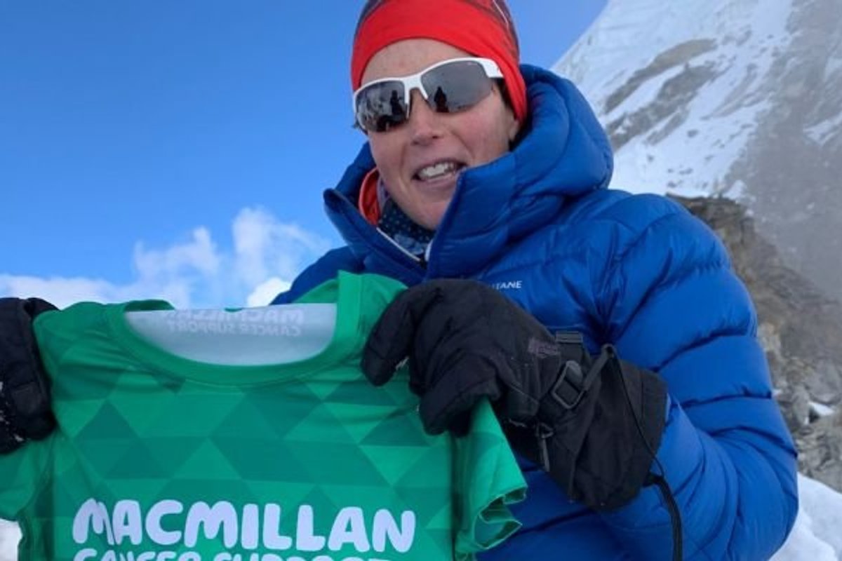 University professor becomes first woman with incurable cancer to summit Everest
