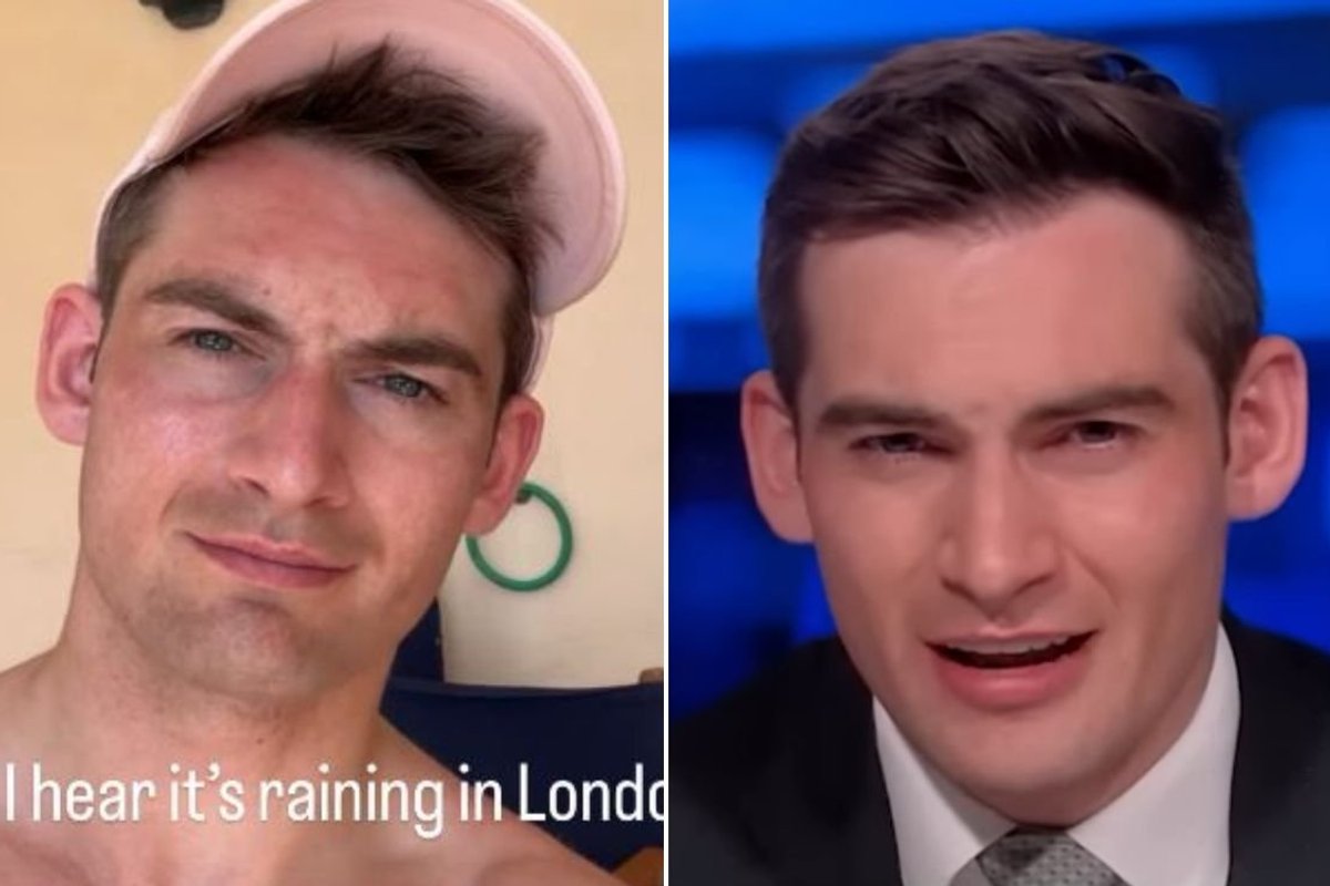 Tom Harwood playfully mocks British weather as GB News star shares ...
