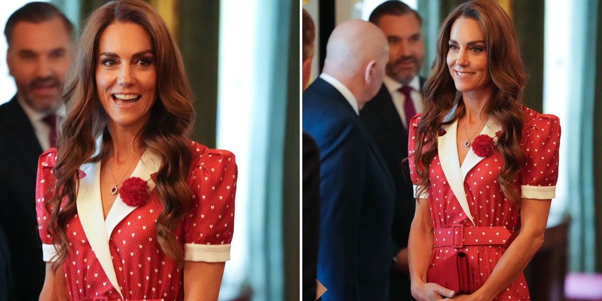 Princess of Wales looks radiant in red as she joins King and Queen for Cancer Research UK reception Princess of Wales looks radiant in red as she joins King and Queen for Cancer Research UK reception