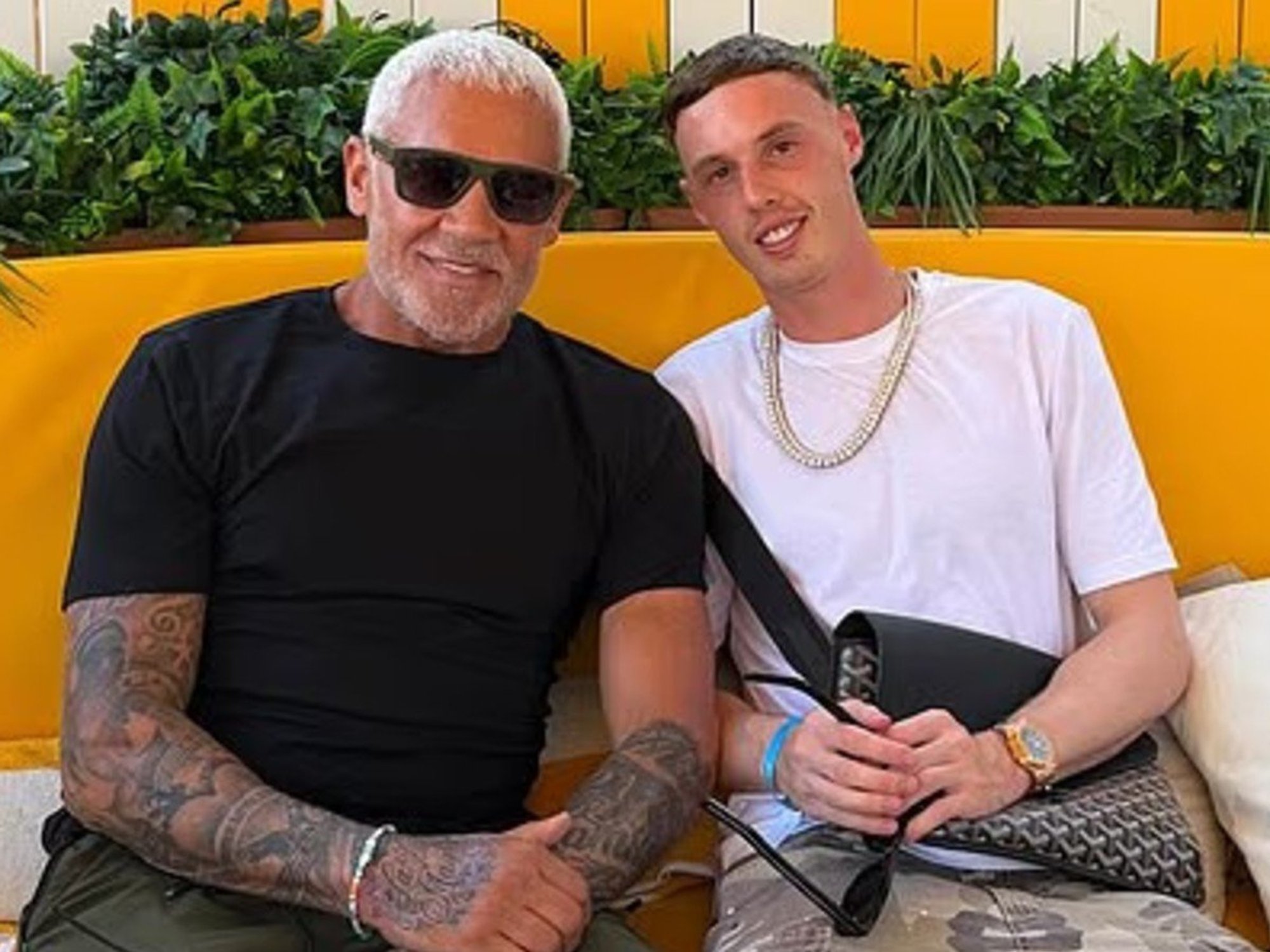 England star spotted in Ibiza with Wayne Lineker after brutal World Cup snub