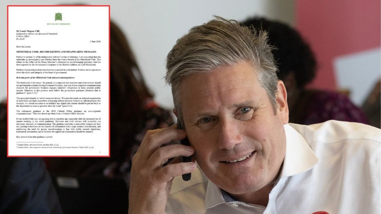 Keir Starmer's 'disappearing Peter Mandelson messages' must be investigated, say Tories