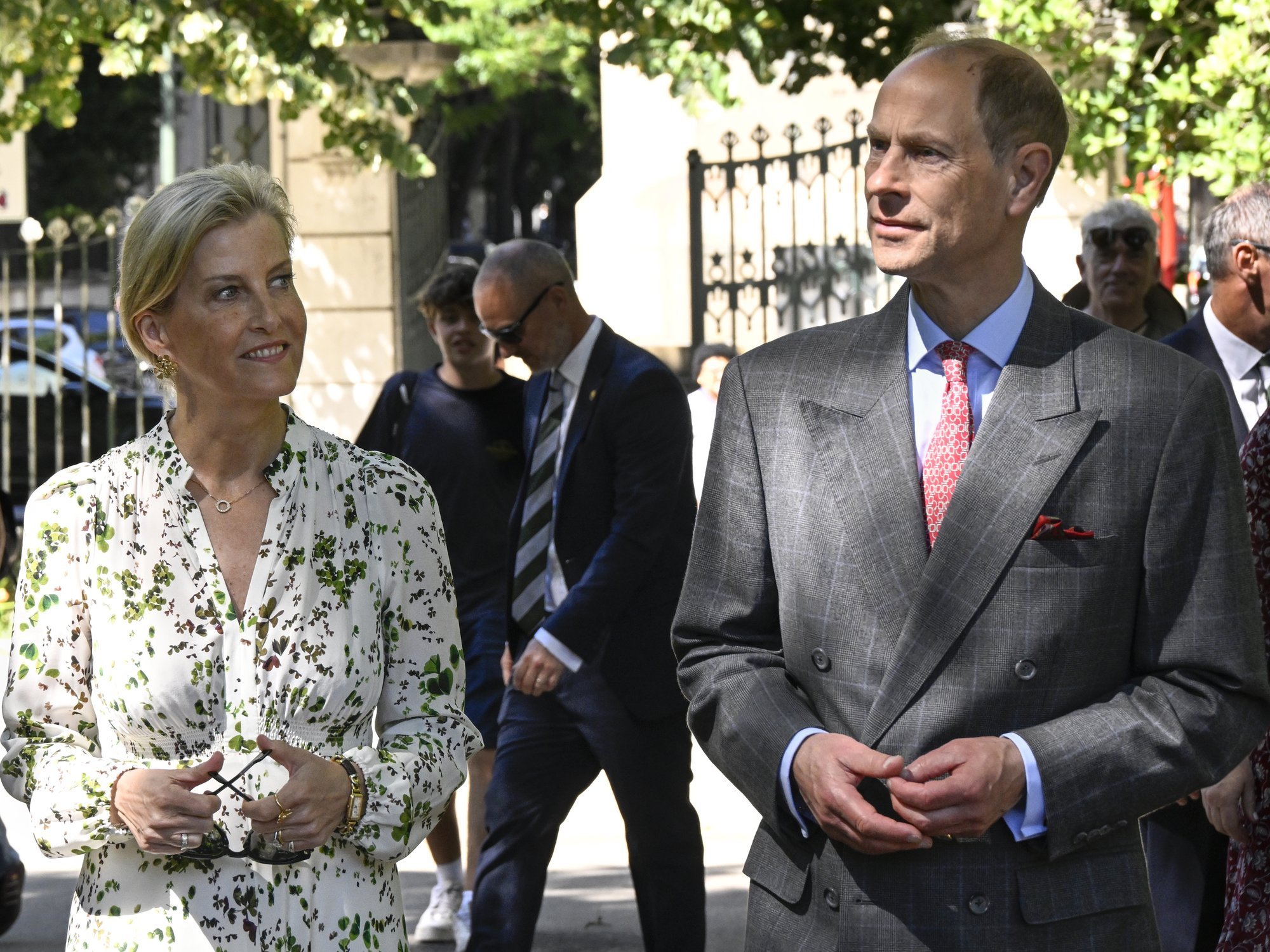 Prince Edward and Sophie end three-day international tour with traditional ceremony in Portugal