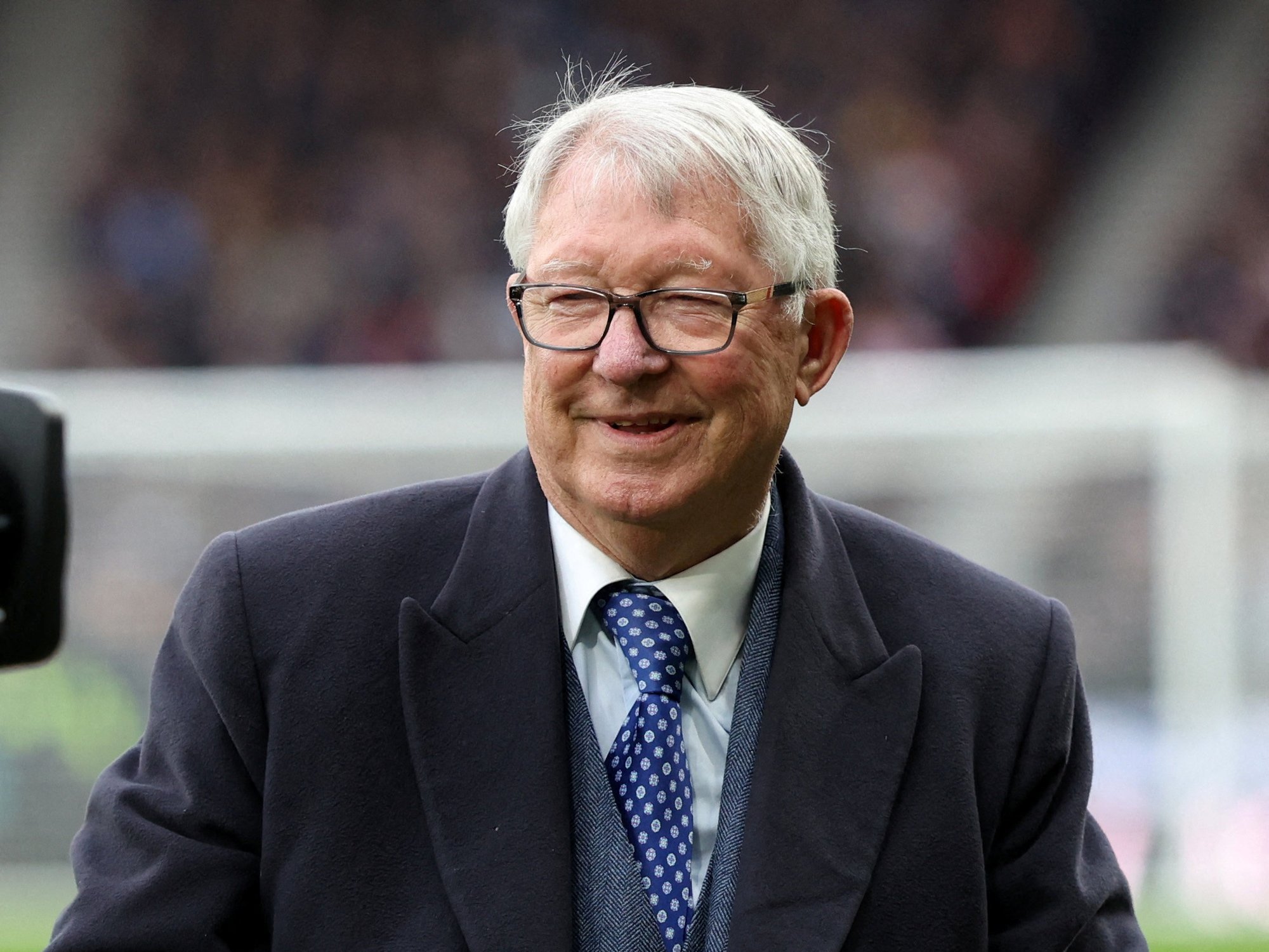 Sir Alex Ferguson spotted in public for first time since health scare that hospitalised him