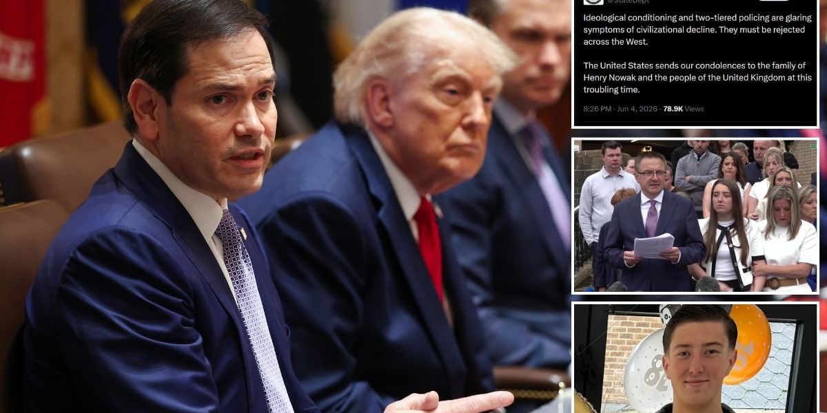 Donald Trump’s administration tells UK to ‘reject two-tier policing’ as US sends condolences to Henry Nowak’s family Donald Trump’s administration tells UK to ‘reject two-tier policing’ as US sends condolences to Henry Nowak’s family