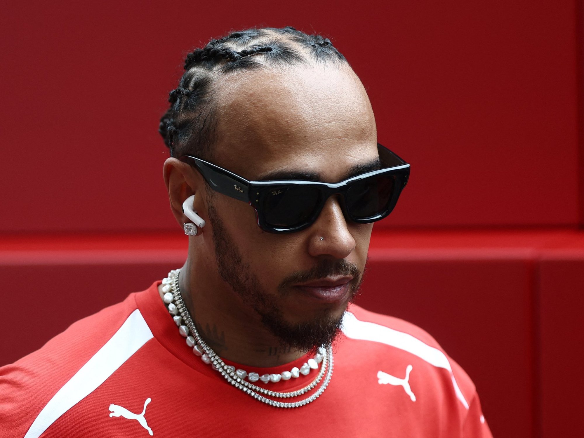 Lewis Hamilton beaten to first in Monaco Grand Prix practice by Ferrari teammate