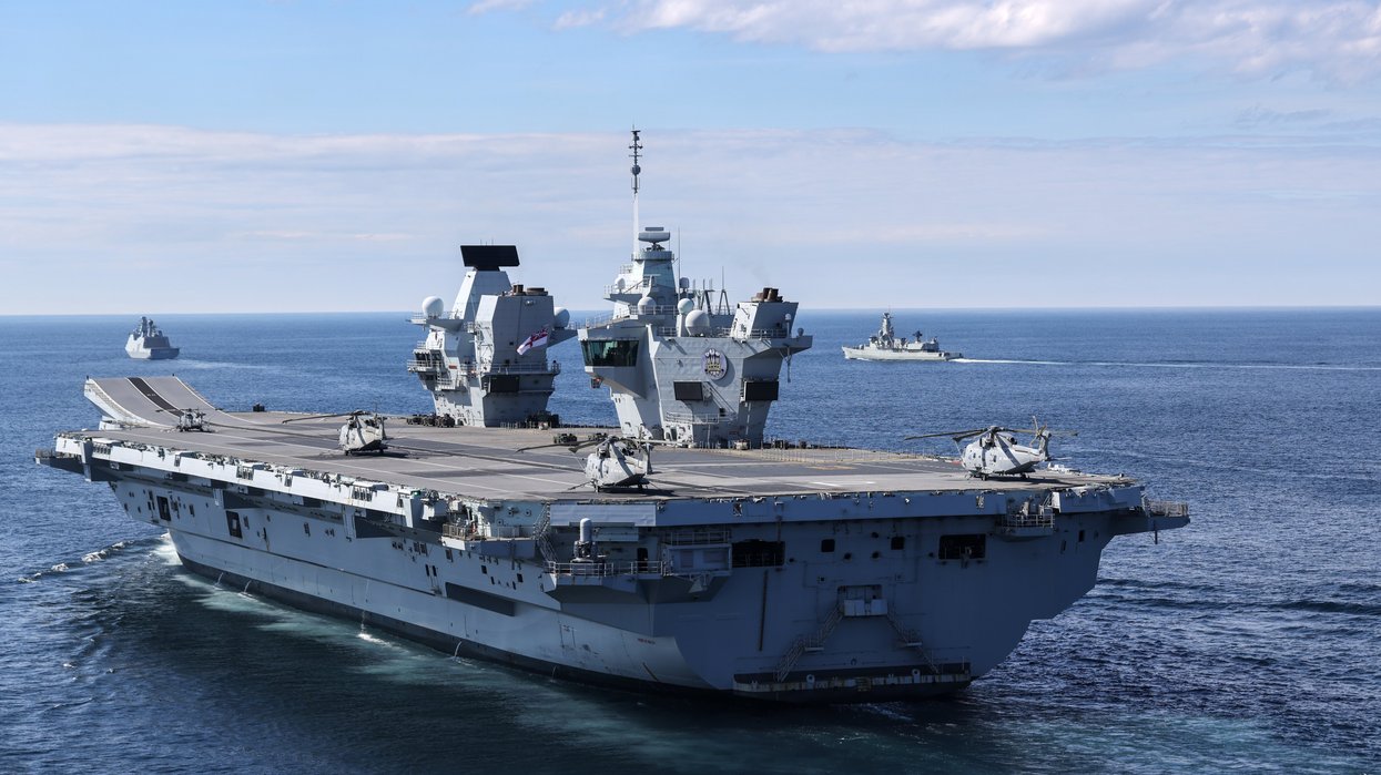 Royal Navy's flagship aircraft carrier left 'marooned' after breaking down AGAIN