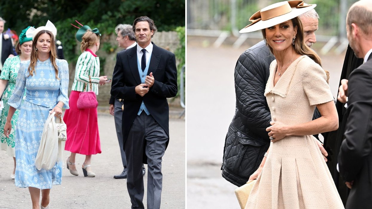 Catherine reunites with ex-boyfriend in an awkward wedding moment