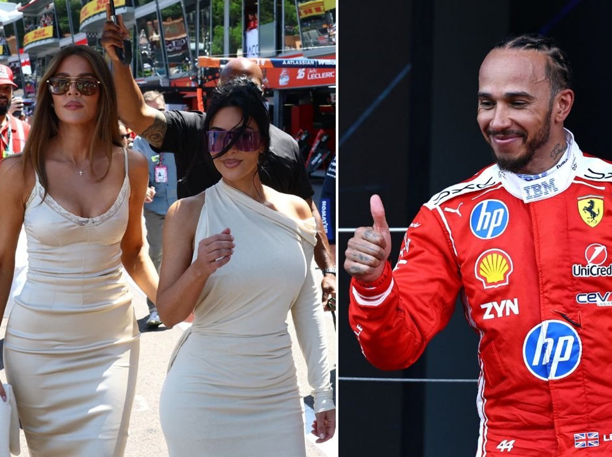 Lewis Hamilton makes Kim Kardashian admission after podium finish at Monaco Grand Prix