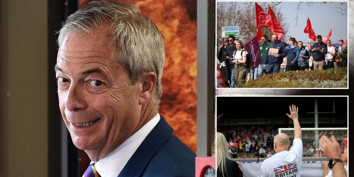 Nigel Farage issues appeal to 'patriotic working-class' as Reform extends olive branch to trade unions