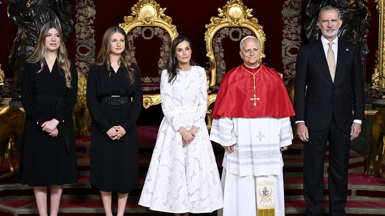 Spanish Royal Family meet with Pope Leo during his landmark journey through the country