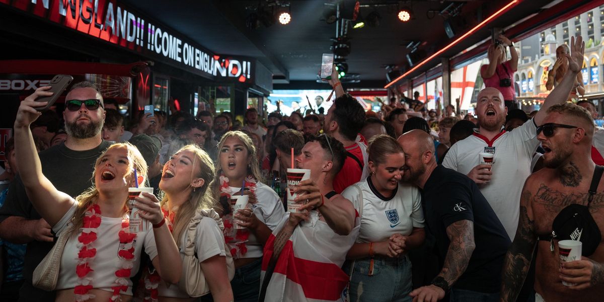 British football fans face huge fines for wearing England and Scotland shirts abroad British football fans face huge fines for wearing England and Scotland shirts abroad