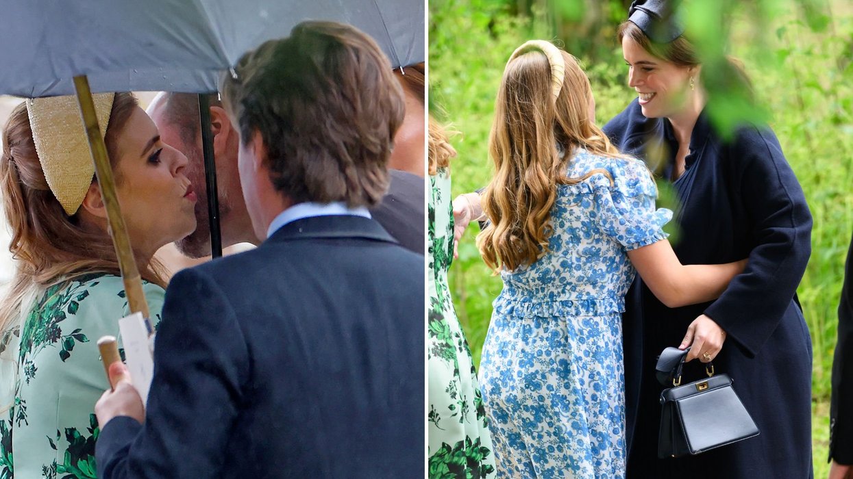 Beatrice and Eugenie's telling appearance at Peter Phillips's wedding despite 'storm' surrounding them