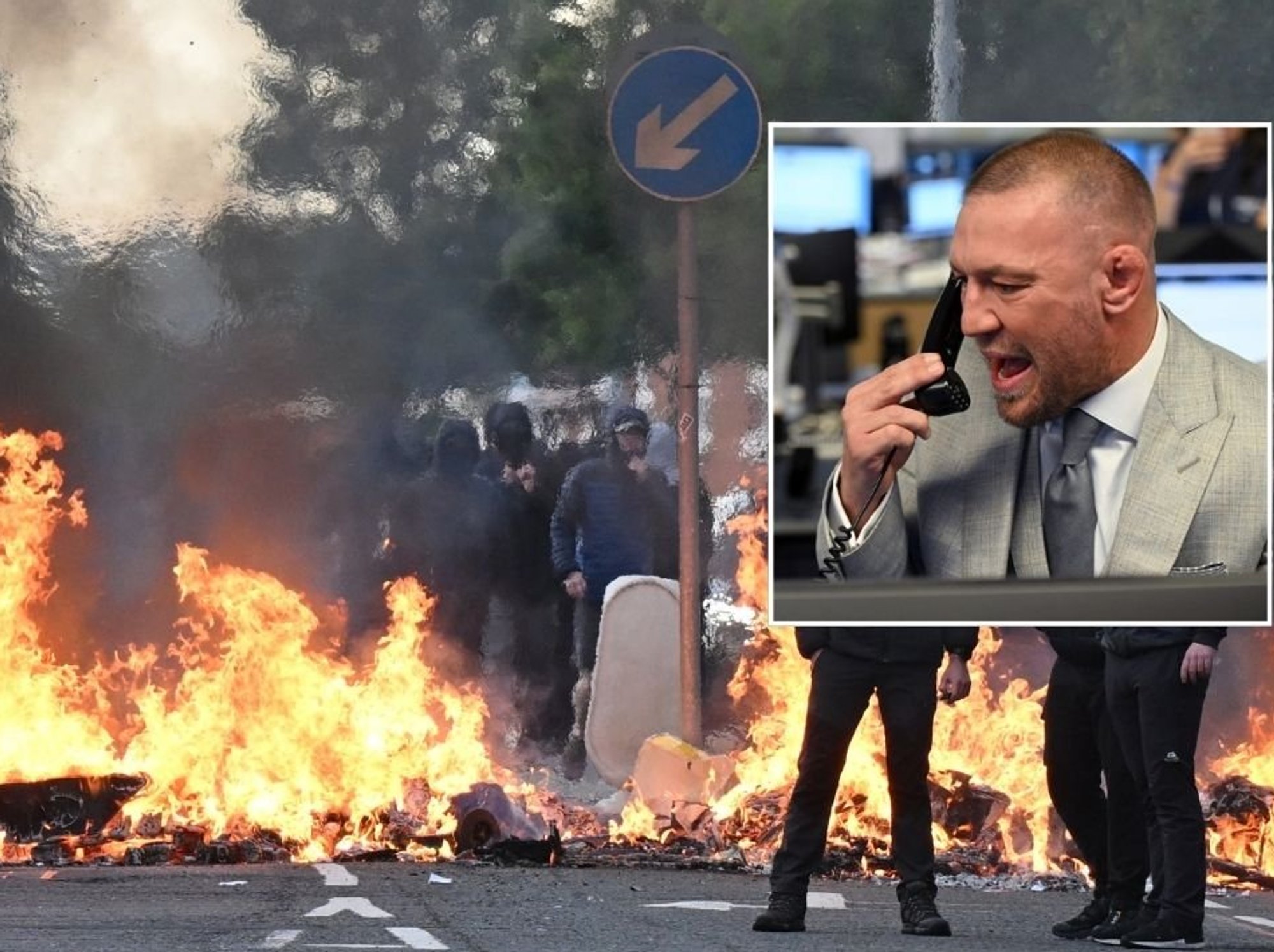 Conor McGregor calls for 'immediate ban' on immigration following Belfast attack