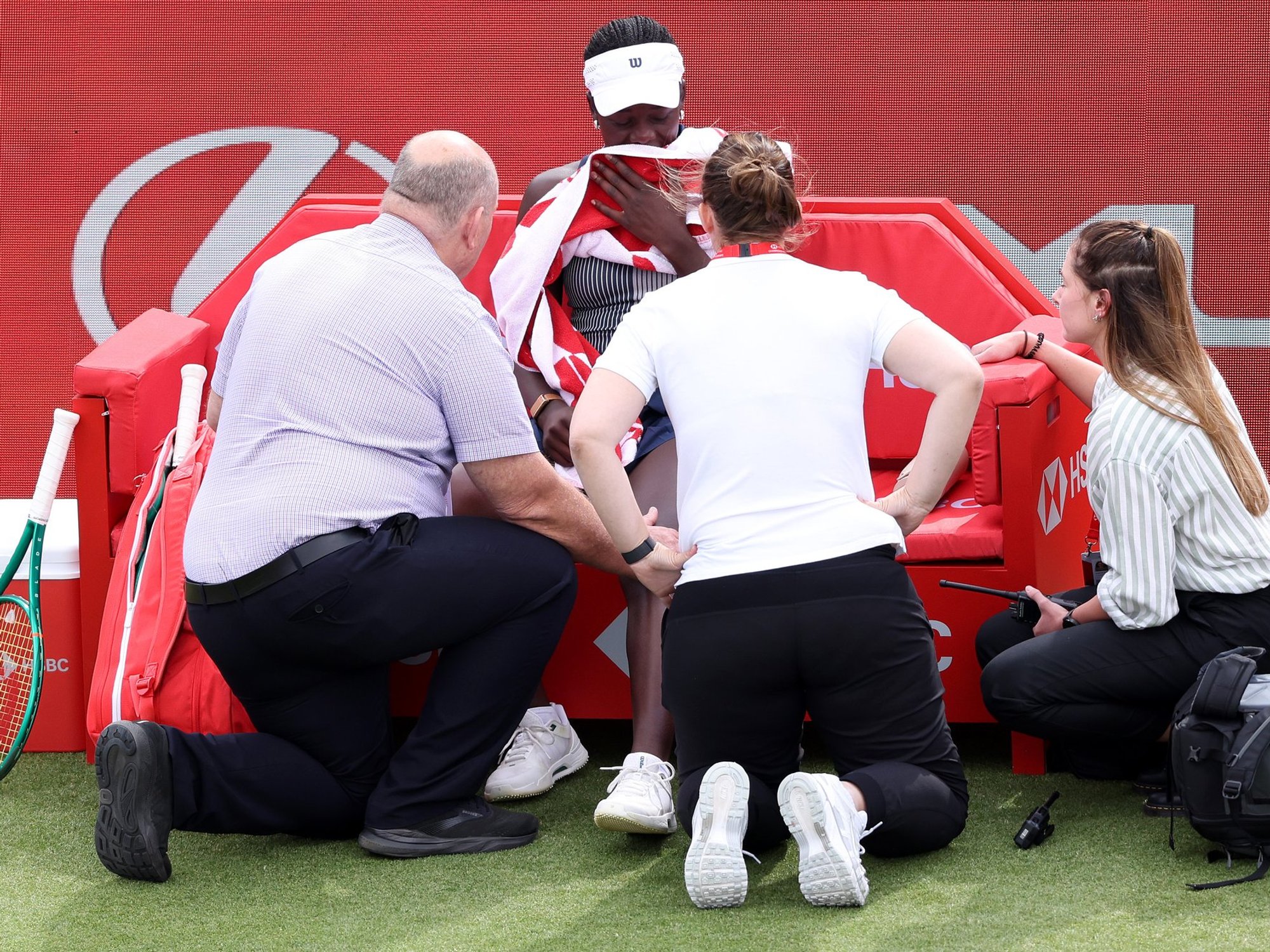 Serena Williams comeback appears to be over after horror injury left tennis partner 'in tears'