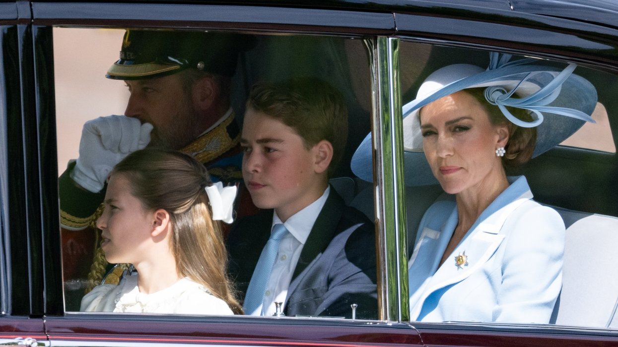 Princess of Wales, Prince George, Princess Charlotte pictured ahead of King's Birthday Parade