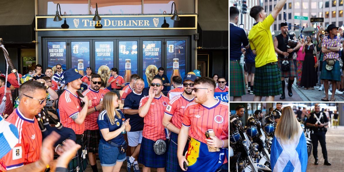 The Scots have taken over Boston! The Yanks have no idea what has hit them as bars ‘run out of booze’ The Scots have taken over Boston! The Yanks have no idea what has hit them as bars ‘run out of booze’