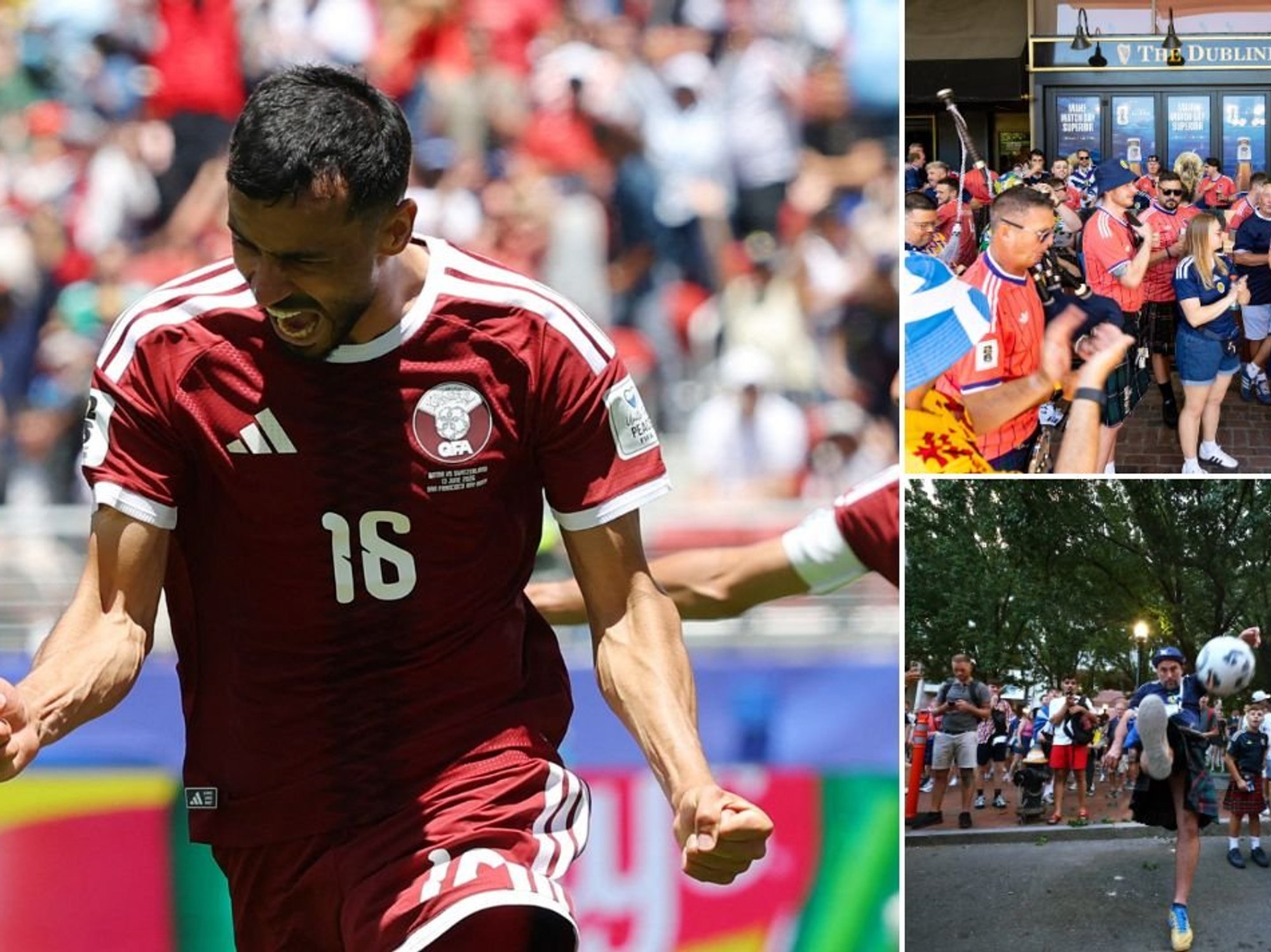 World Cup 2026: Qatar vs Switzerland late drama, Brazil vs Morocco next, Scot fans 'drink Boston dry'