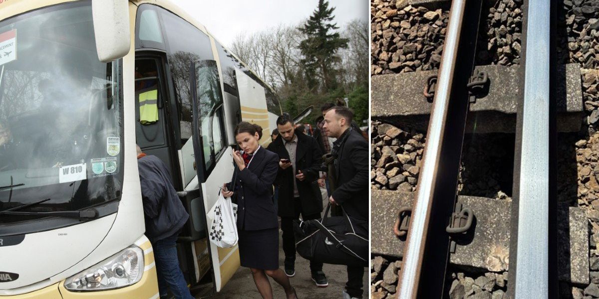 Gatwick Airport: All trains halted after sinkholes discovered near railway bridge Gatwick Airport: All trains halted after sinkholes discovered near railway bridge