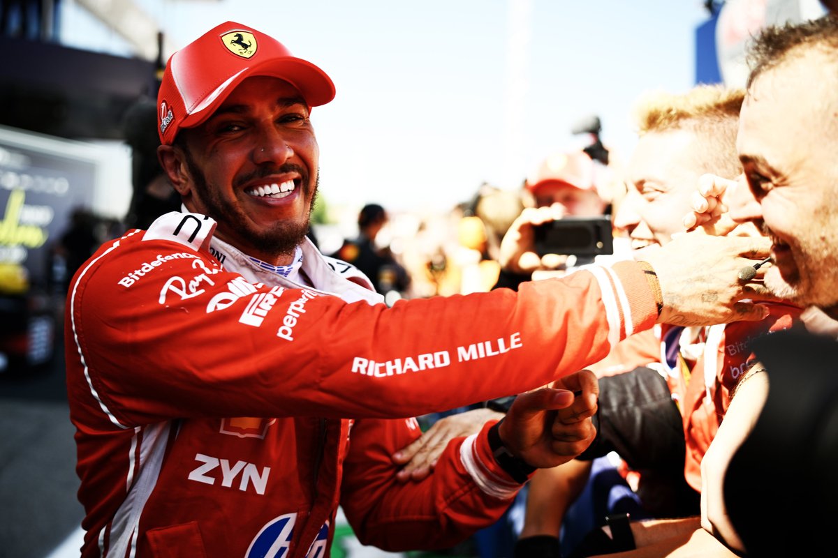 Lewis Hamilton makes emotional confession after winning Spanish Grand Prix with Ferrari