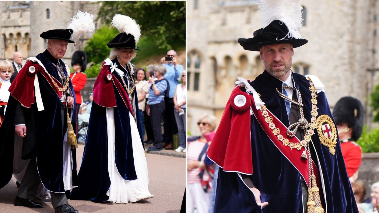 King Charles, Queen Camilla and Prince William attend historic Order of the Garter ceremony