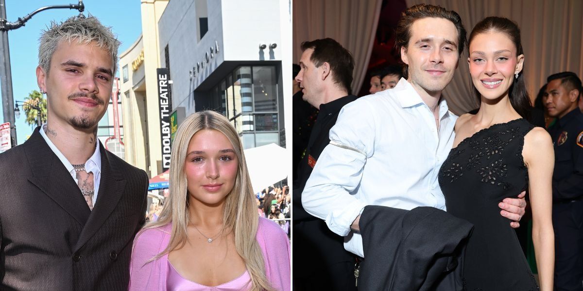 Romeo Beckham throws public backing behind sister Harper after Brooklyn visit snub Romeo Beckham throws public backing behind sister Harper after Brooklyn visit snub