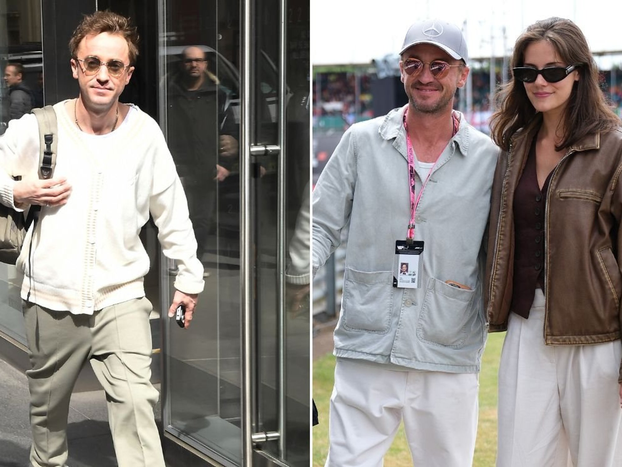 Harry Potter star Tom Felton 'splits' from girlfriend as he's spotted on dating app