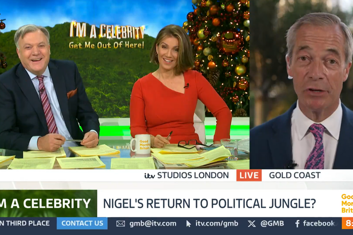 Nigel Farage dismantles 'biased' ITV GMB presenters as fans outraged at 'hatchet job' interview: 'He's too clever!'