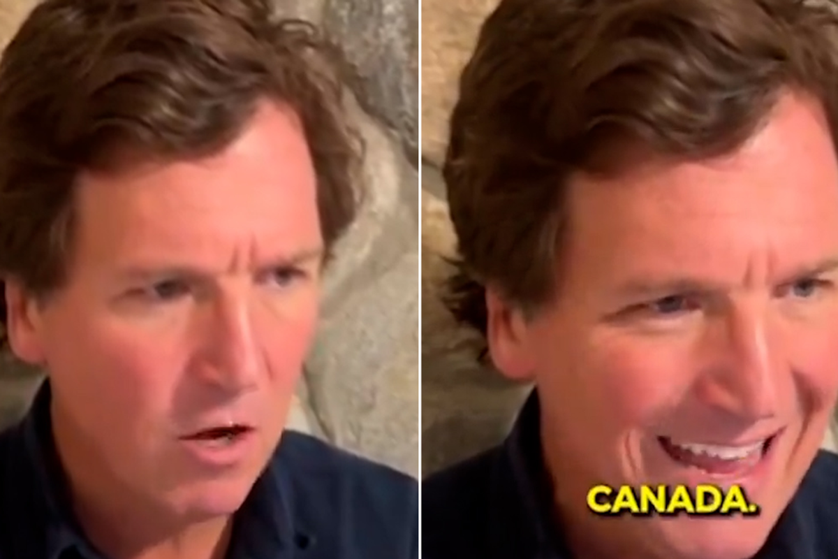 Tucker Carlson takes aim at Justin Trudeau again as he vows to ‘liberate Canada’ in chilling message: ‘We are coming’