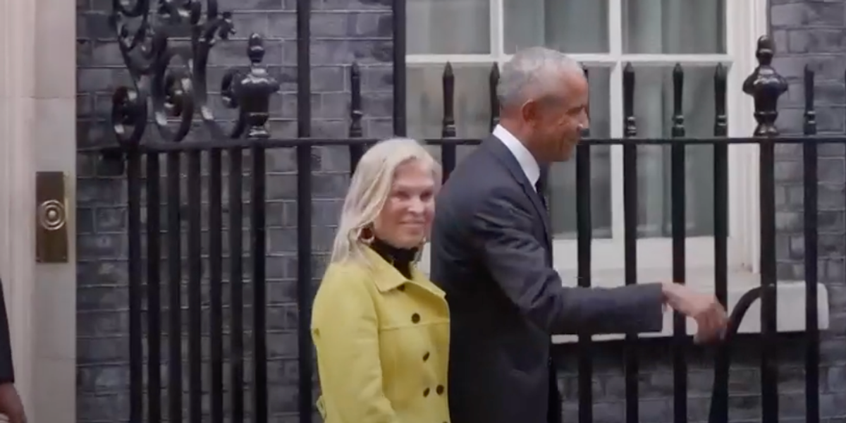 NextImg:WATCH: Barack Obama leaves Number 10 after surprise Sunak meeting