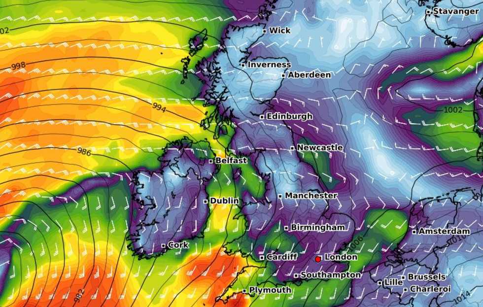 UK snow forecast Furious Storm Kathleen smashing into Britain TODAY as