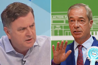 Tory leadership hopeful Mel Stride hits out at Nigel Farage as he refuses to condemn protesters targeting Reform HQ