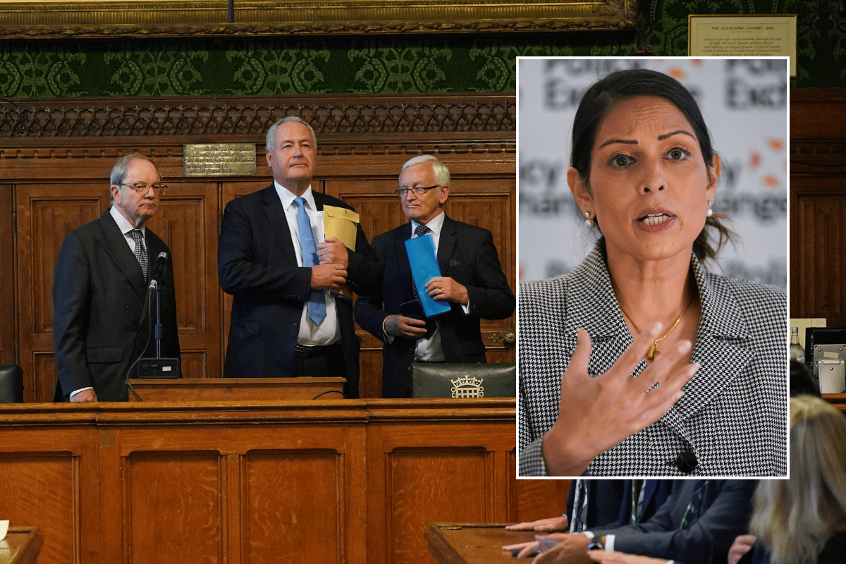 Priti Patel crashes out of race to find successor for Rishi Sunak